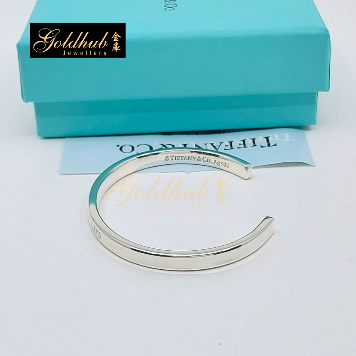 Tiffany & Co 1837 Cuff Bangle in 925 Silver
