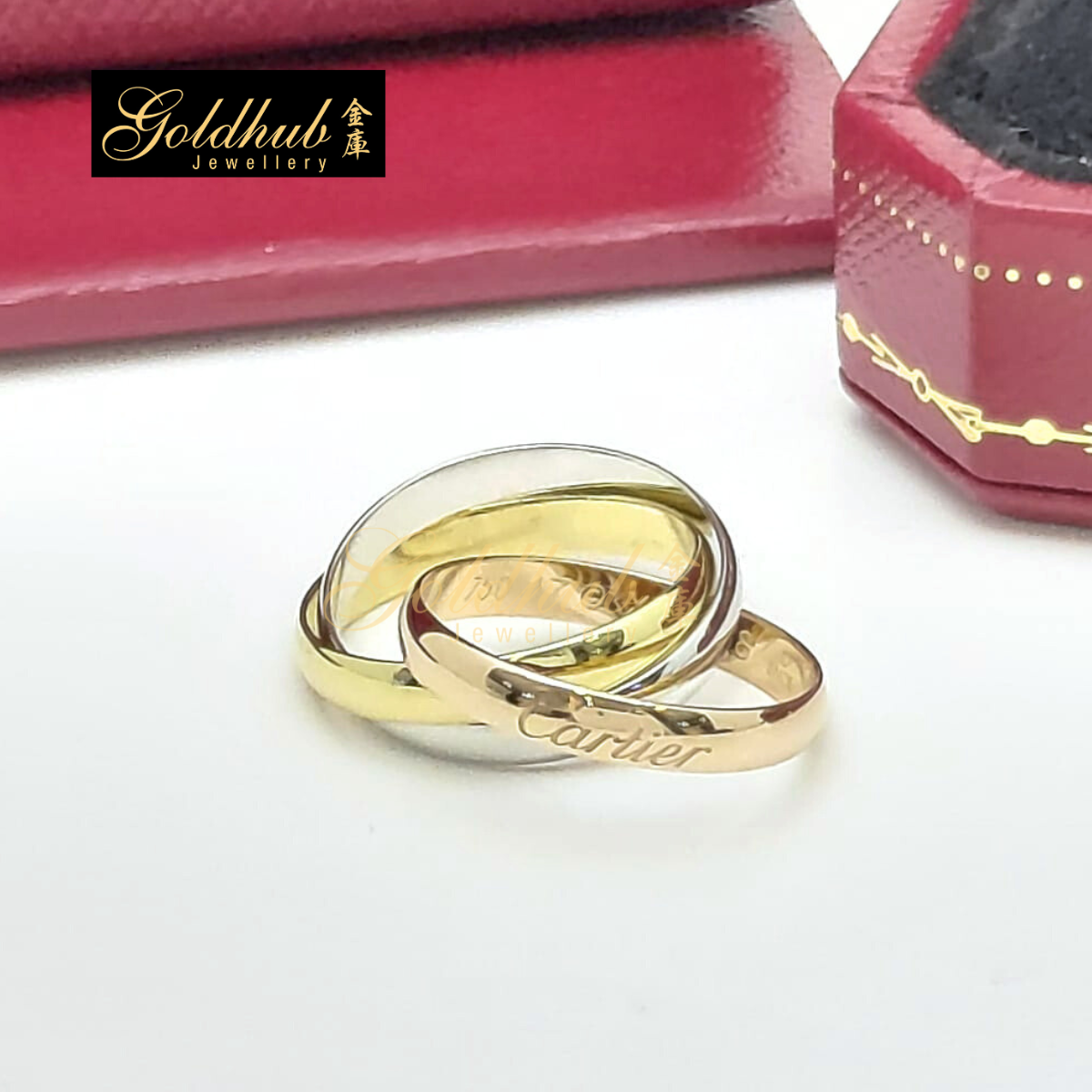 Cartier Trinity Ring, Small Model, Size 47