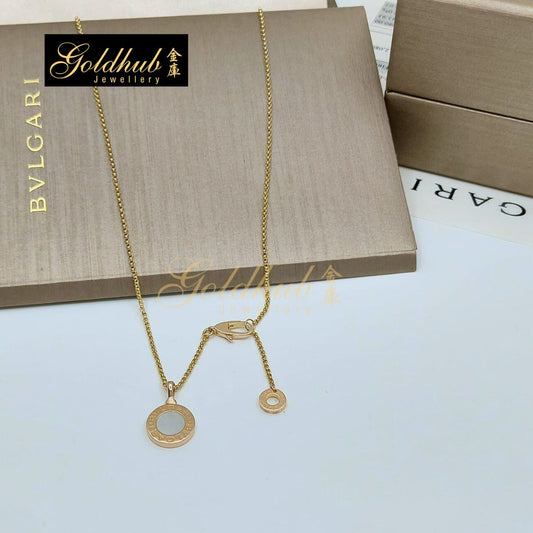 Bvlgari Bvlgari Necklace Mother of Pearl in Rose Gold