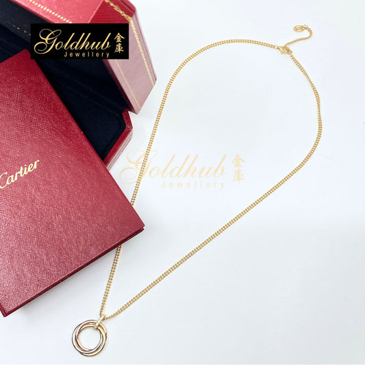 Cartier Trinity Pendant, Medium Model, Diamonds