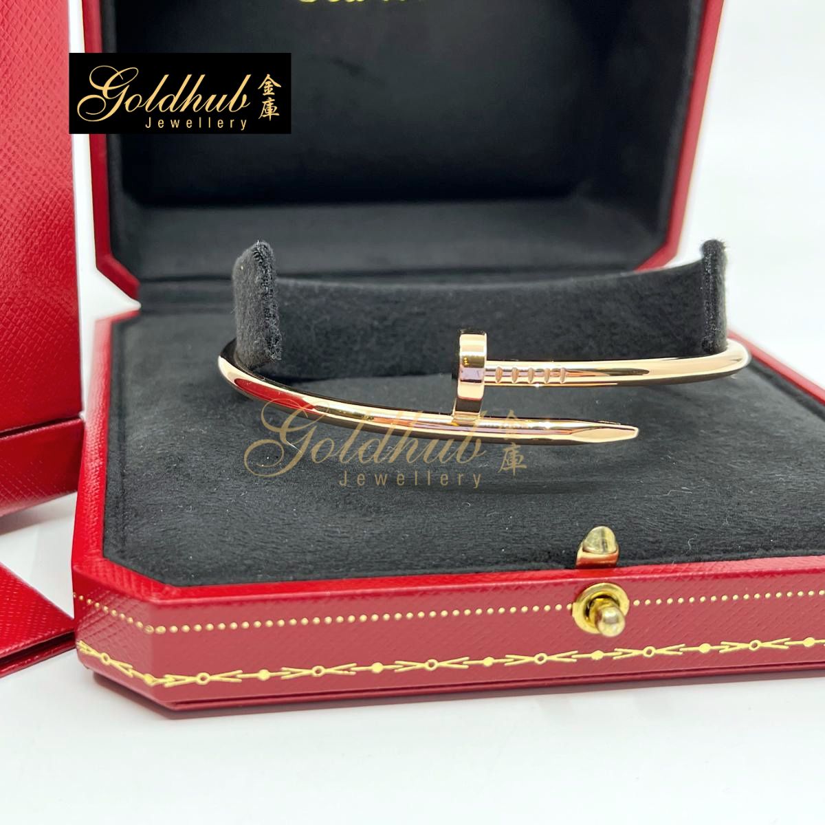 Cartier Juste Un Clou Bracelet, Classic Model in Rose Gold, Size 20