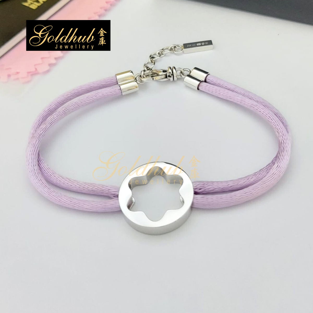 Montblanc Star Lilac String Bracelet in Sterling Silver