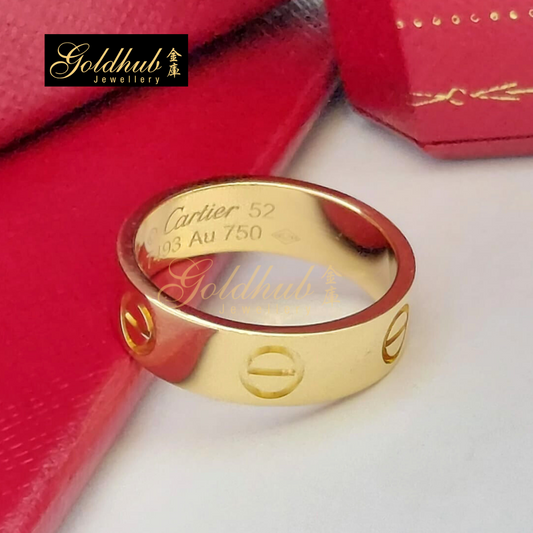 Cartier Love Ring (Classic Model) in Yellow Gold, Size 52