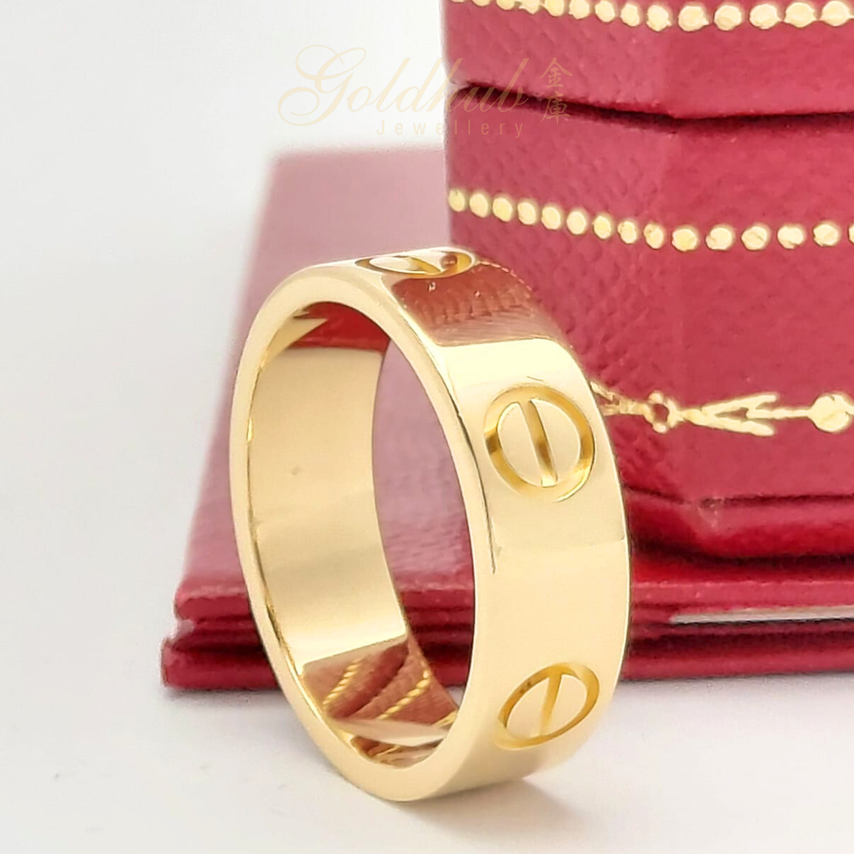 18k Pre loved Cartier Love Ring in Yellow Gold