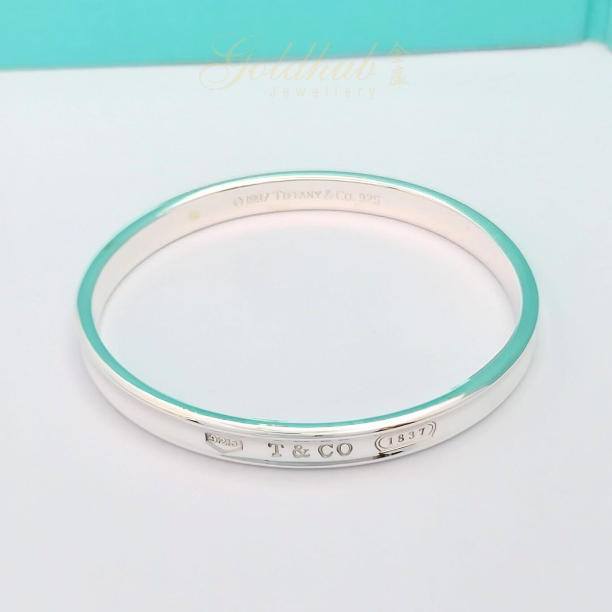 Tiffany 1837 Bangle in Sterling Silver – Gold Hub Jewellery