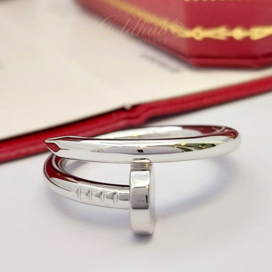 18k Pre-loved Cartier Juste Un Clou Ring in White Gold