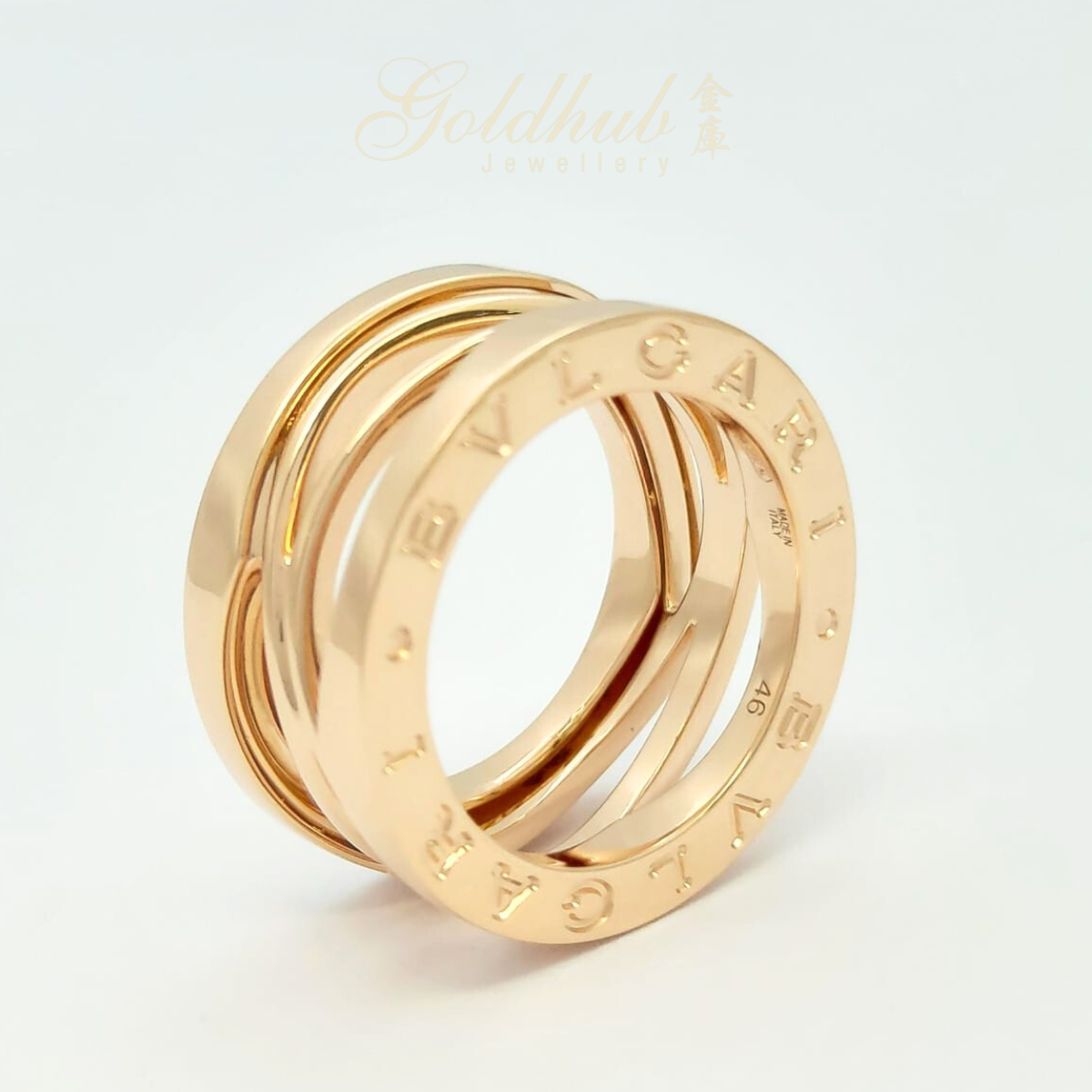 Bvlgari B.zero1 Legend Ring in Rose Gold