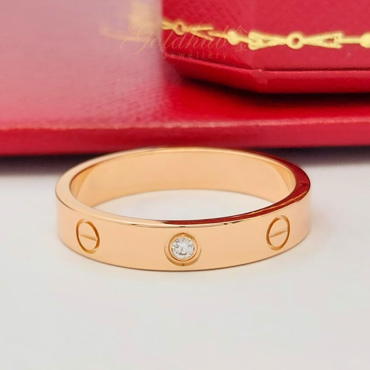Cartier one 2025 diamond love ring