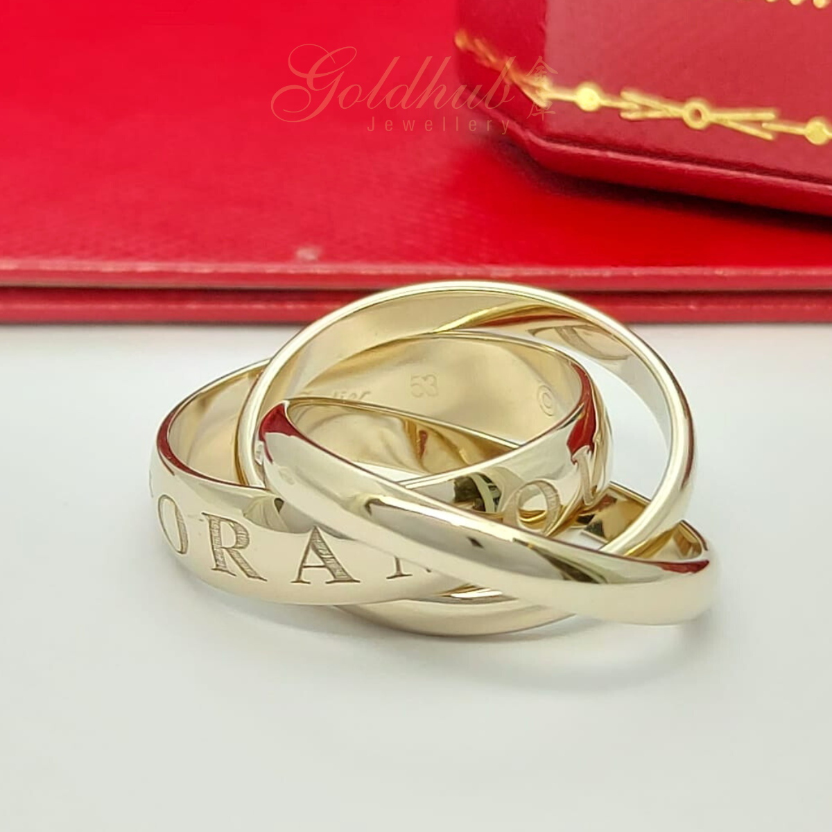 Fake cartier trinity ring hotsell