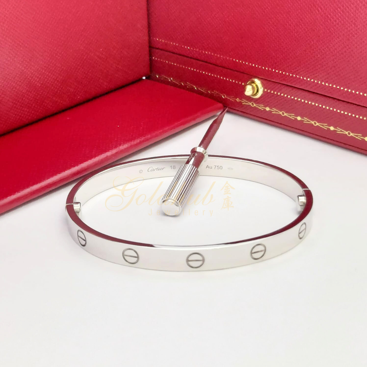 Cartier Love Bracelet in White Gold