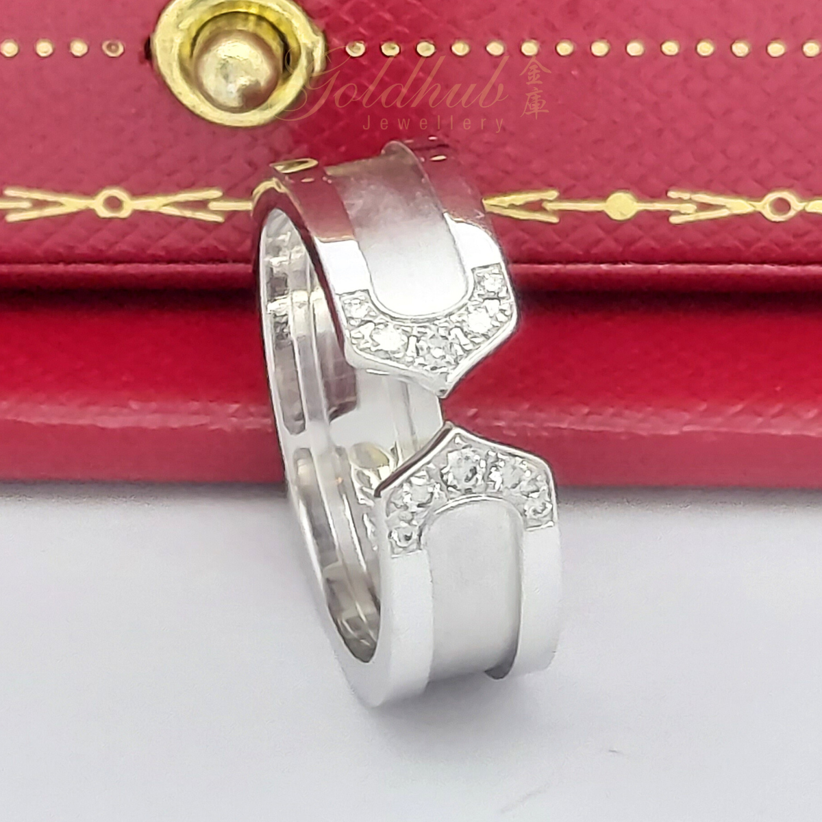 Cartier love sale double ring