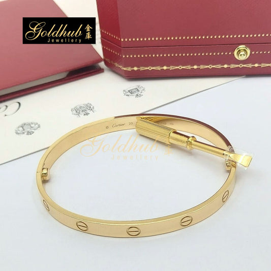 Cartier Love Bracelet, Classic Model in Yellow Gold, Size 20