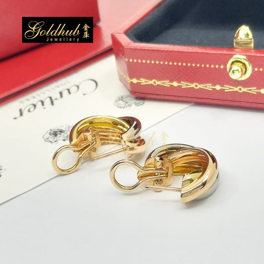 Cartier Trinity Earrings, Classic Model