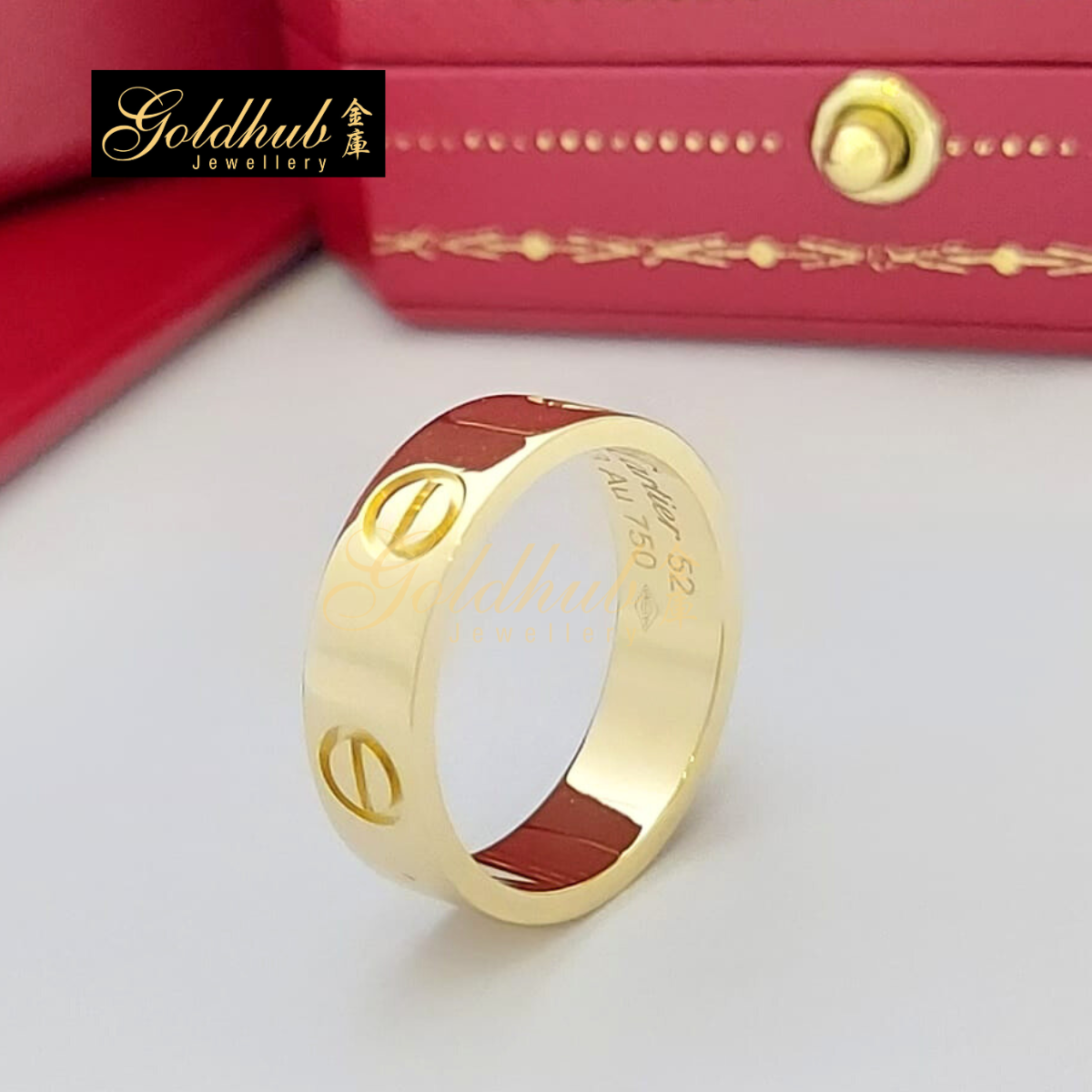 Cartier Love Ring (Classic Model) in Yellow Gold, Size 52
