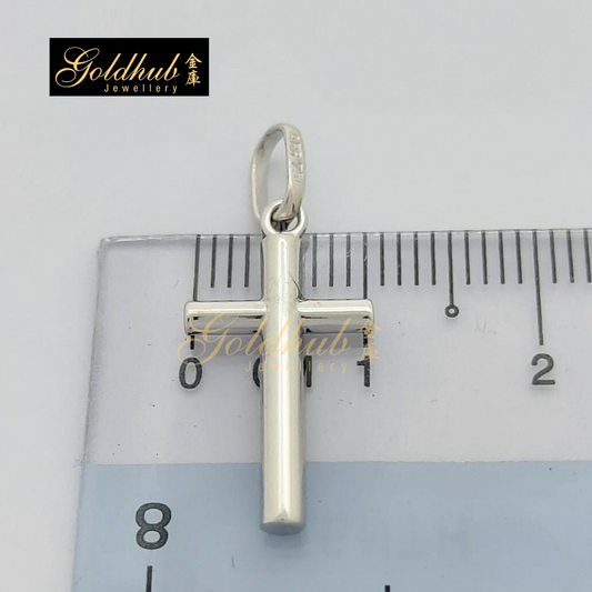 Cross Pendant in White Gold