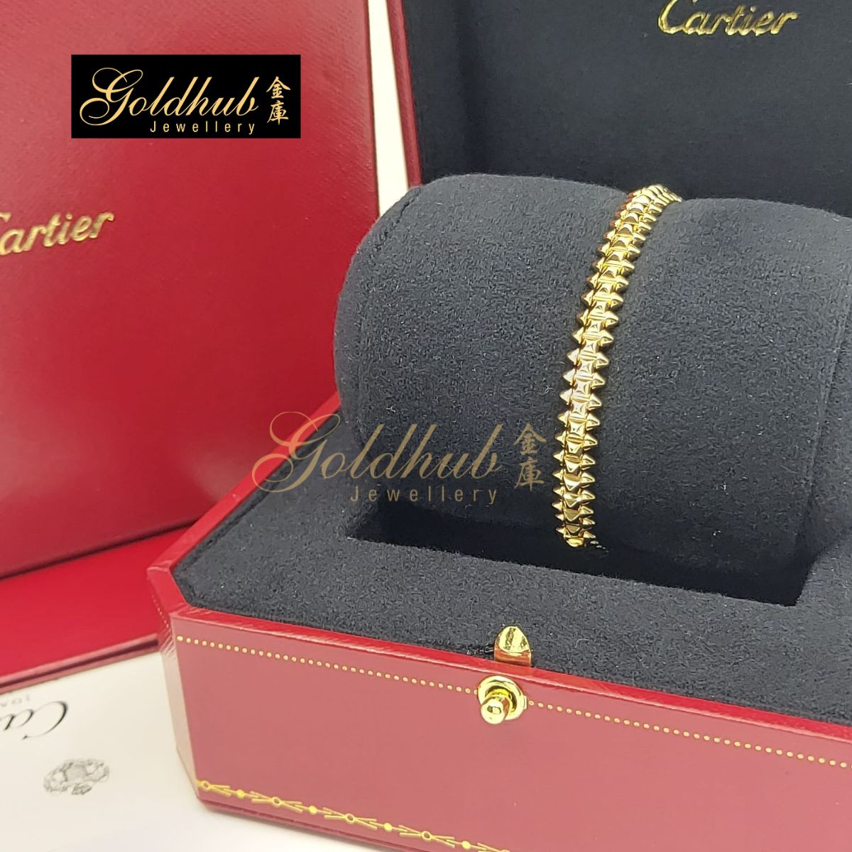 Cartier Clash de Cartier Bracelet, Small Model in Rose Gold, Size 15