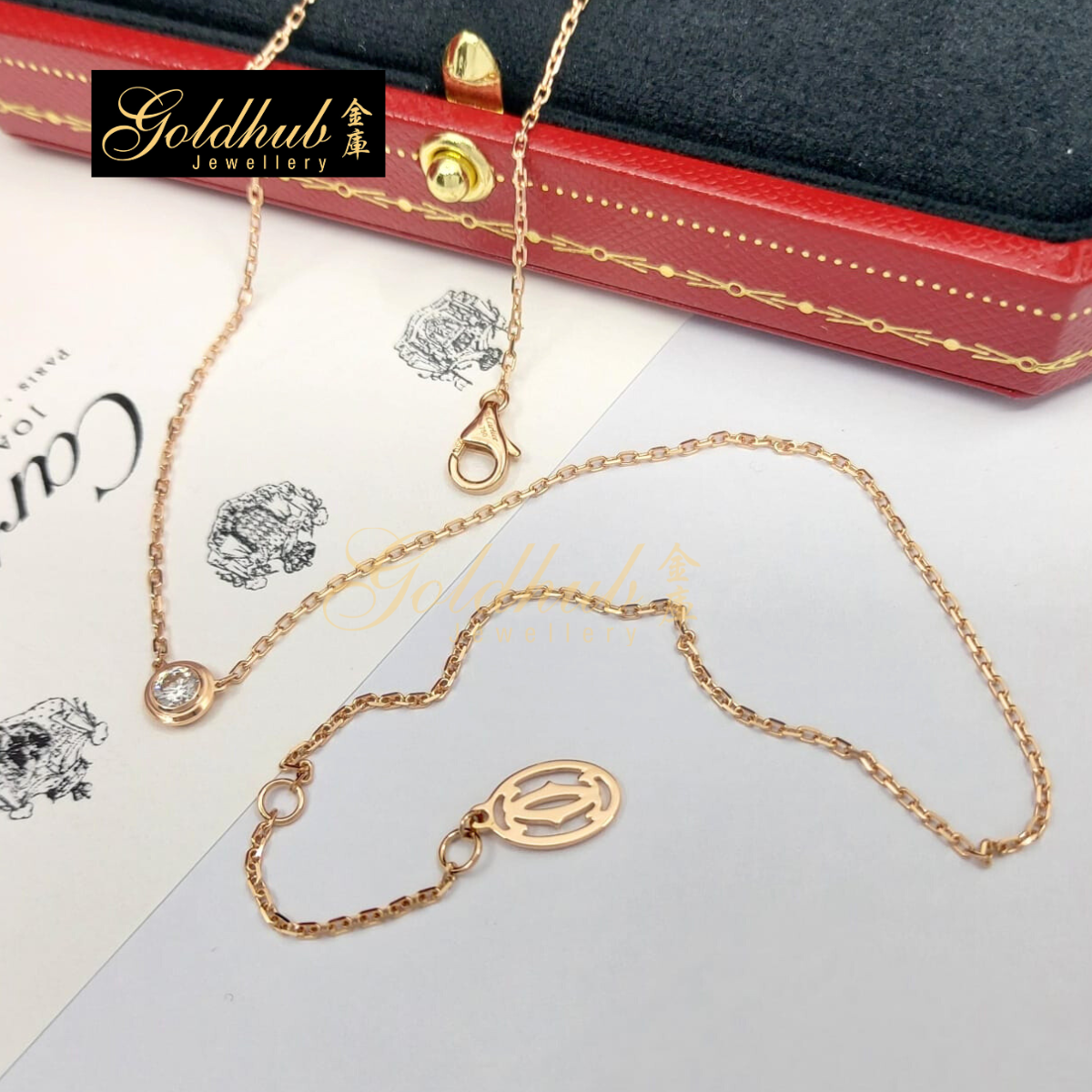 Cartier D'Amour Diamond Necklace, Large Model, 40cm