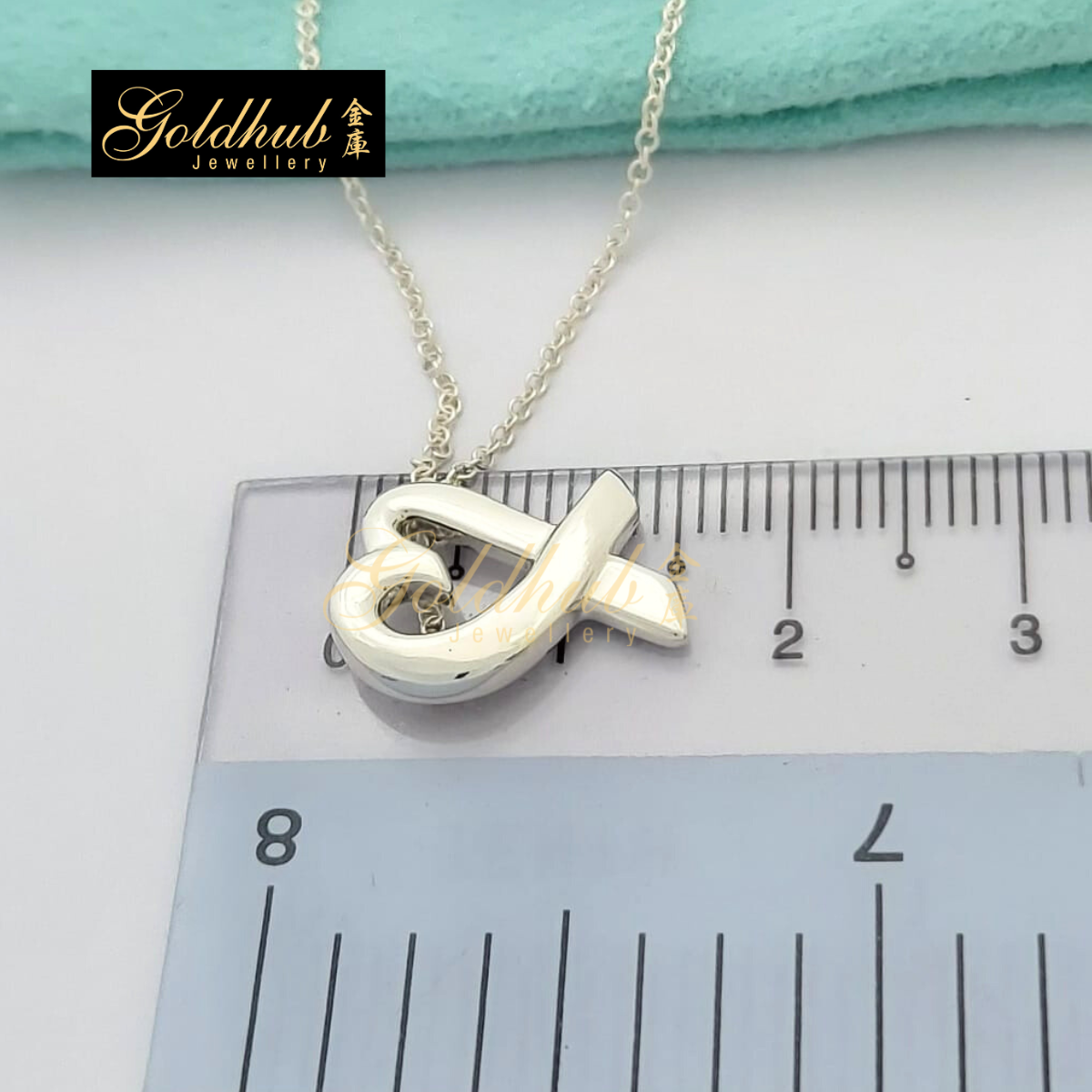Tiffany & Co Paloma Picasso Loving Heart Pendant Necklace in Sterling Silver, 40cm