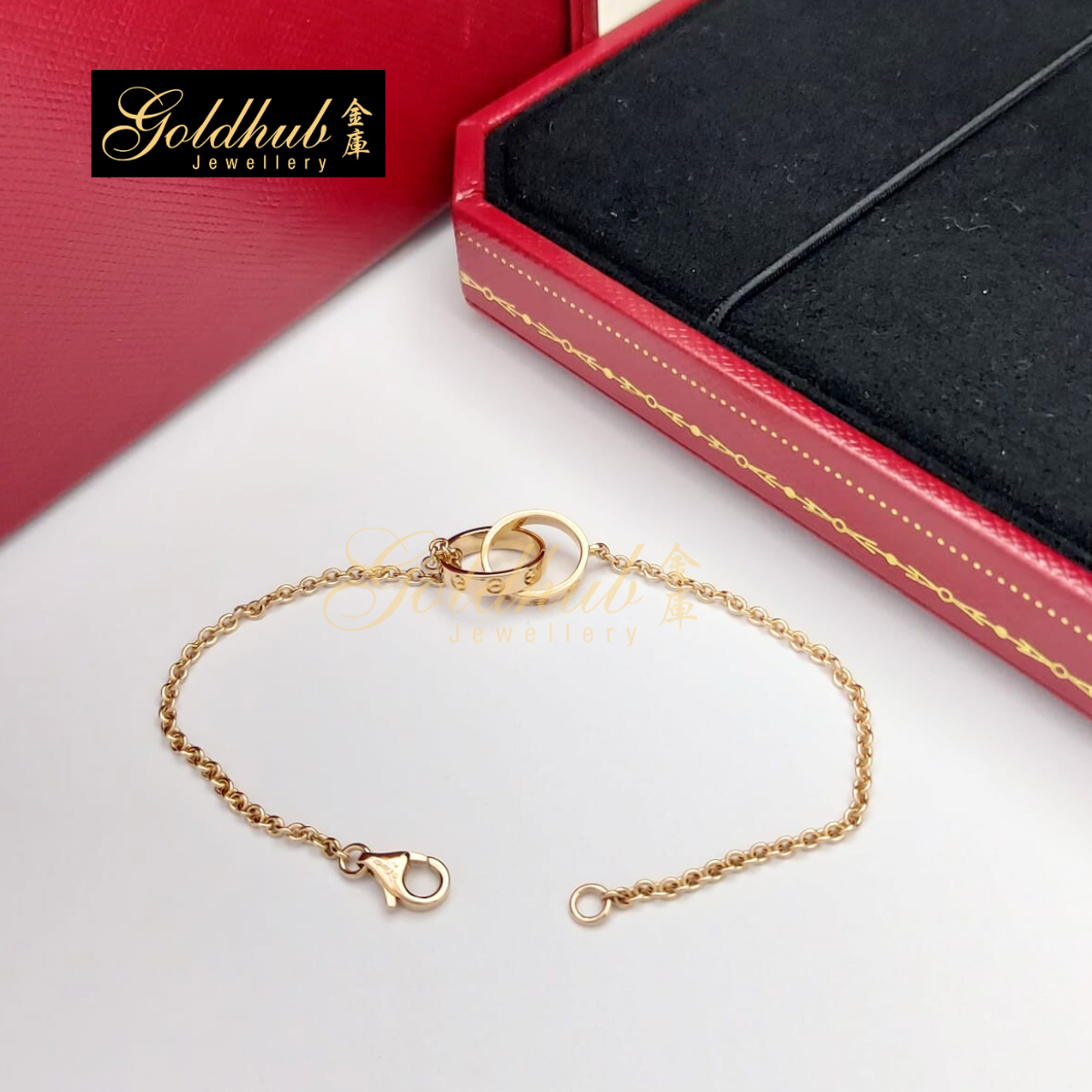 Cartier Love Bracelet in Rose Gold, 17cm
