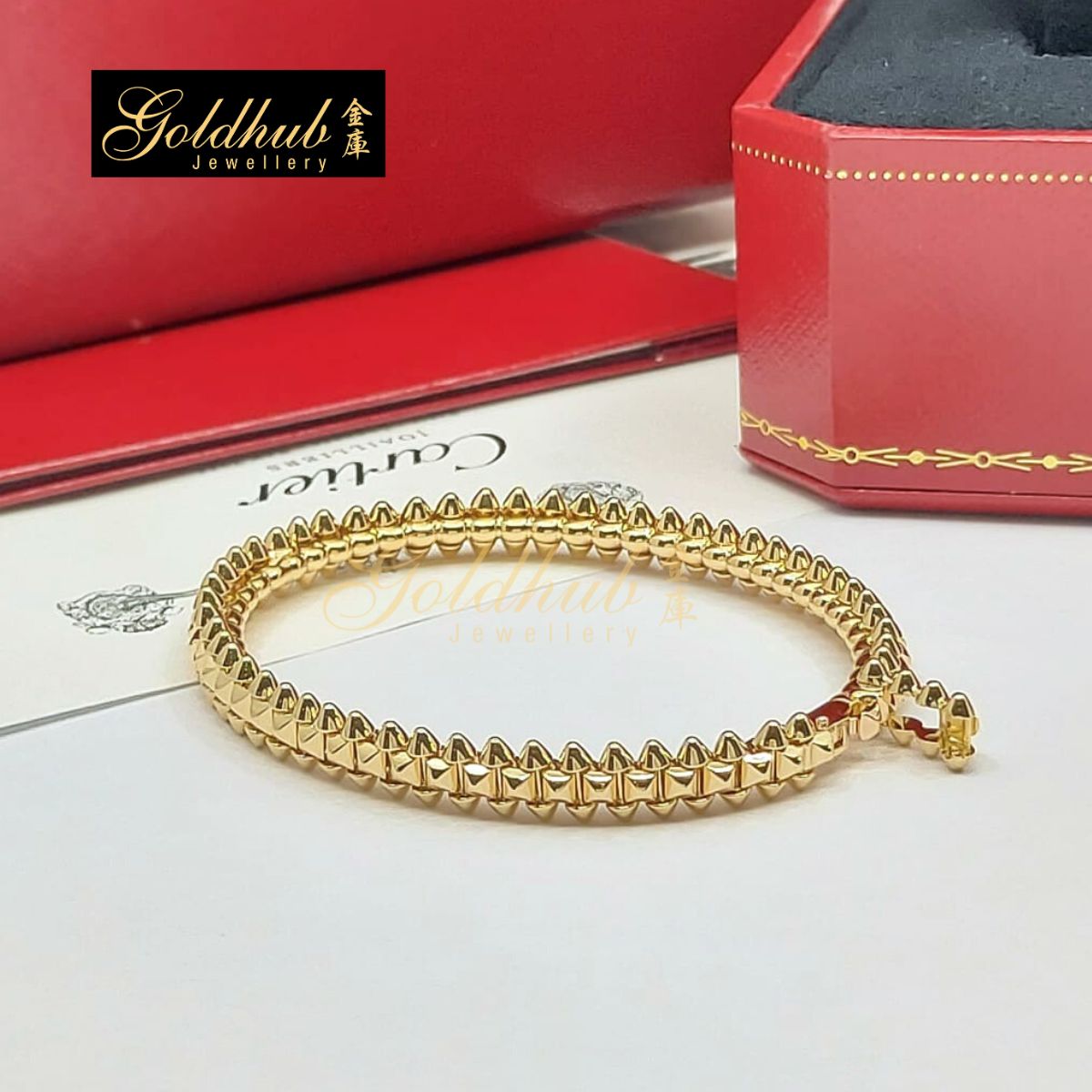 Cartier Clash de Cartier Bracelet, Small Model in Rose Gold, Size 15