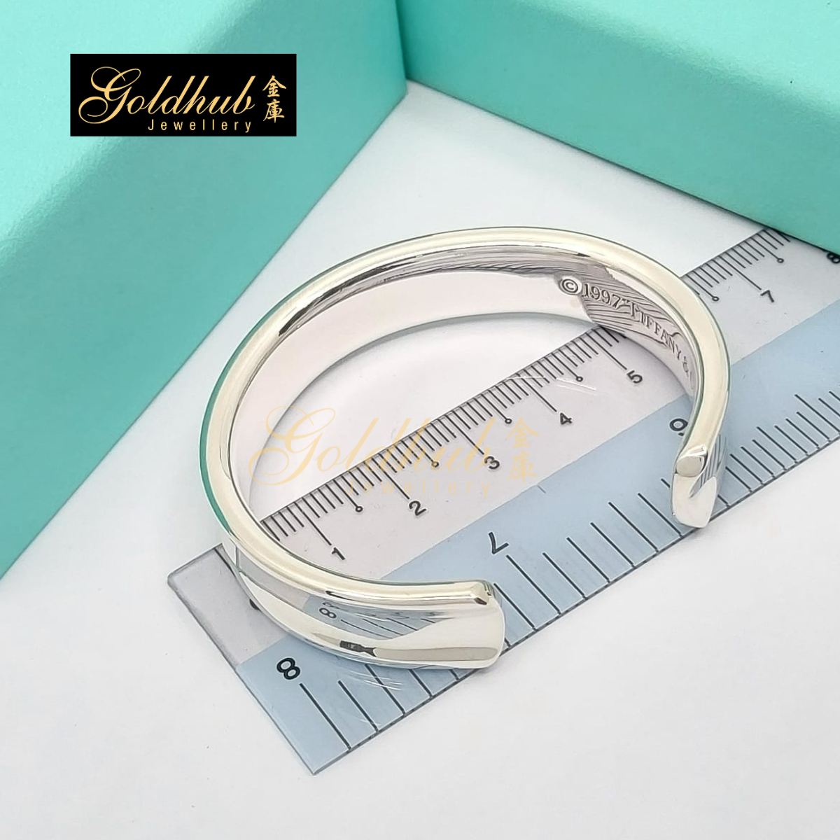 Tiffany & Co 1837 Wide Cuff in Sterling Silver, Size 15