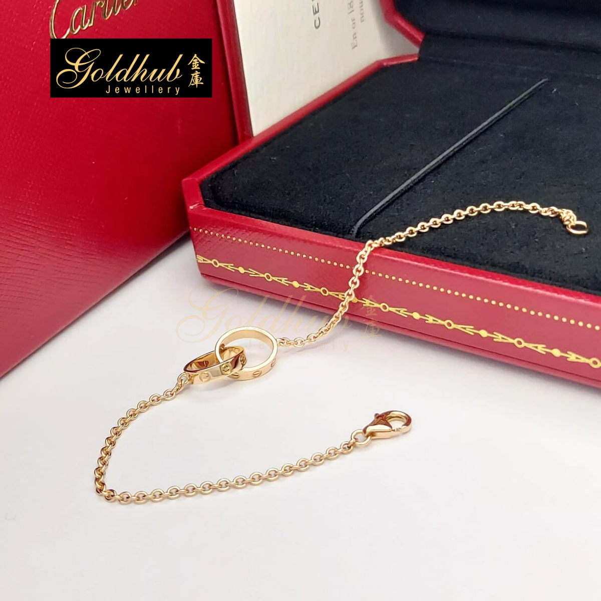 Cartier Love Bracelet in Rose Gold, 17cm