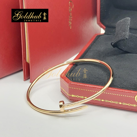 Cartier Juste Un Clou Bracelet, Small Model in Rose Gold, Size 18