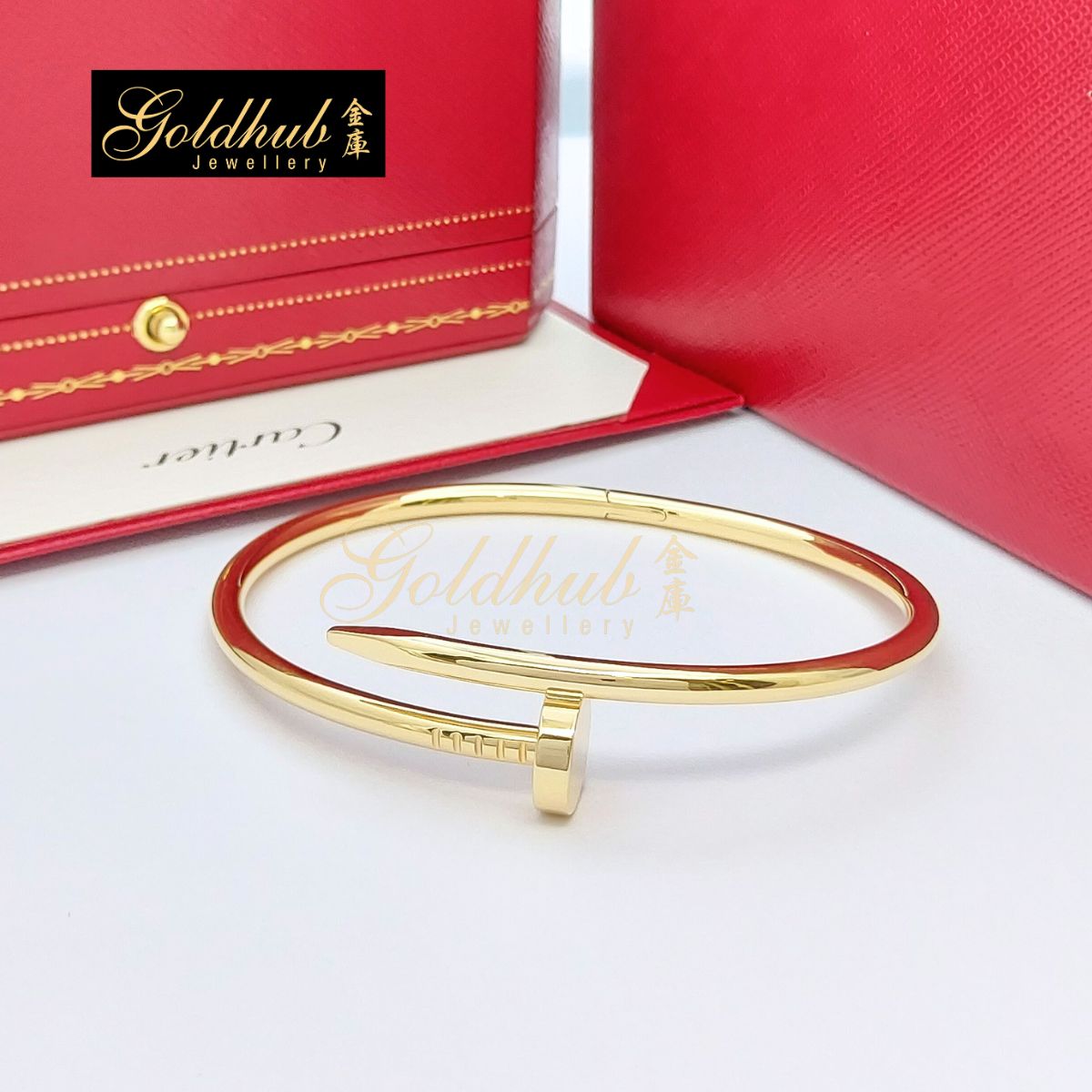 Cartier Juste Un Clou Bracelet in Yellow Gold, Size 19