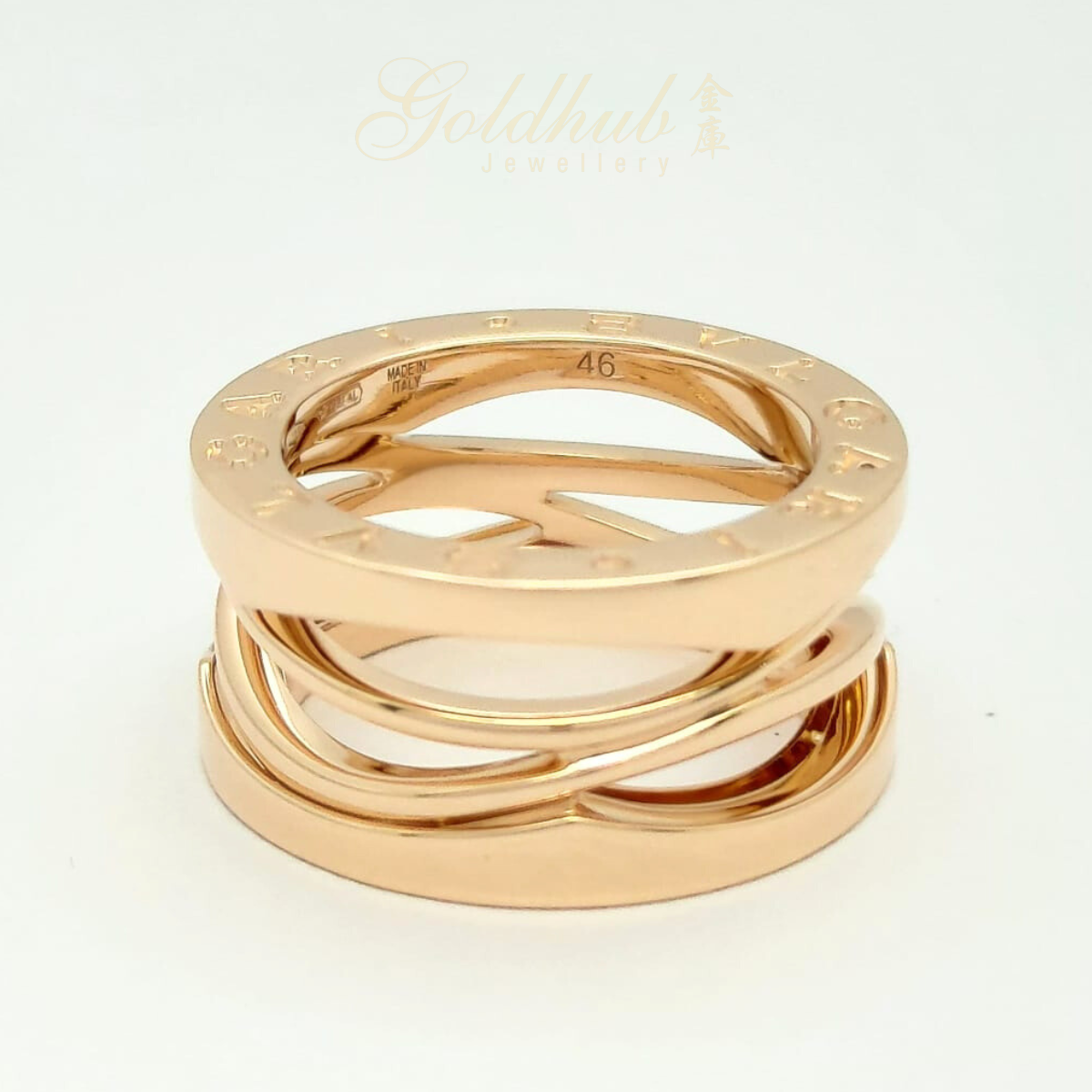 Bvlgari B.zero1 Legend Ring in Rose Gold