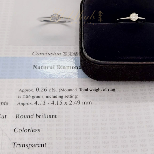 Tiffany & Co. Diamond Ring in Platinum