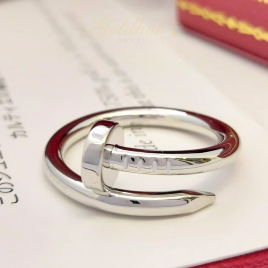 Cartier Juste Un Clou Ring in White Gold