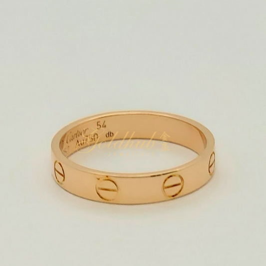 Cartier Love Wedding Band in Rose Gold