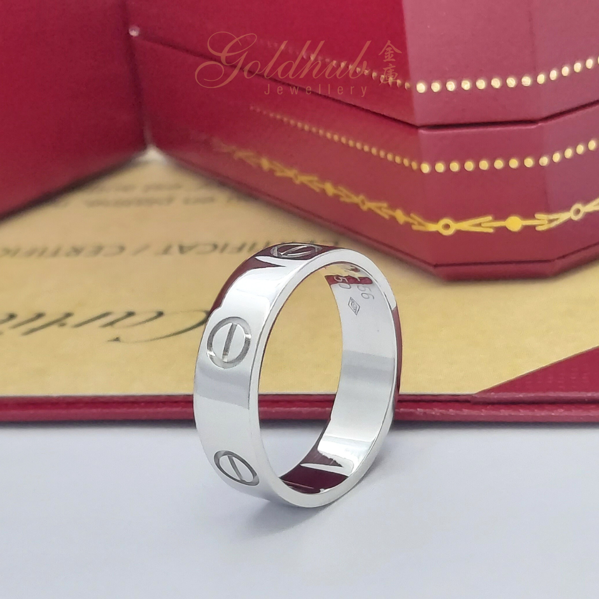 Love ring cartier gold best sale