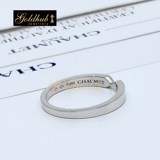 Triomphe de Chaumet Wedding Band in Platinum, Size 63