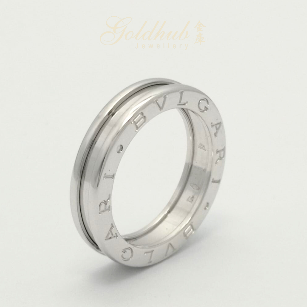 Bvlgari white 2025 gold ring