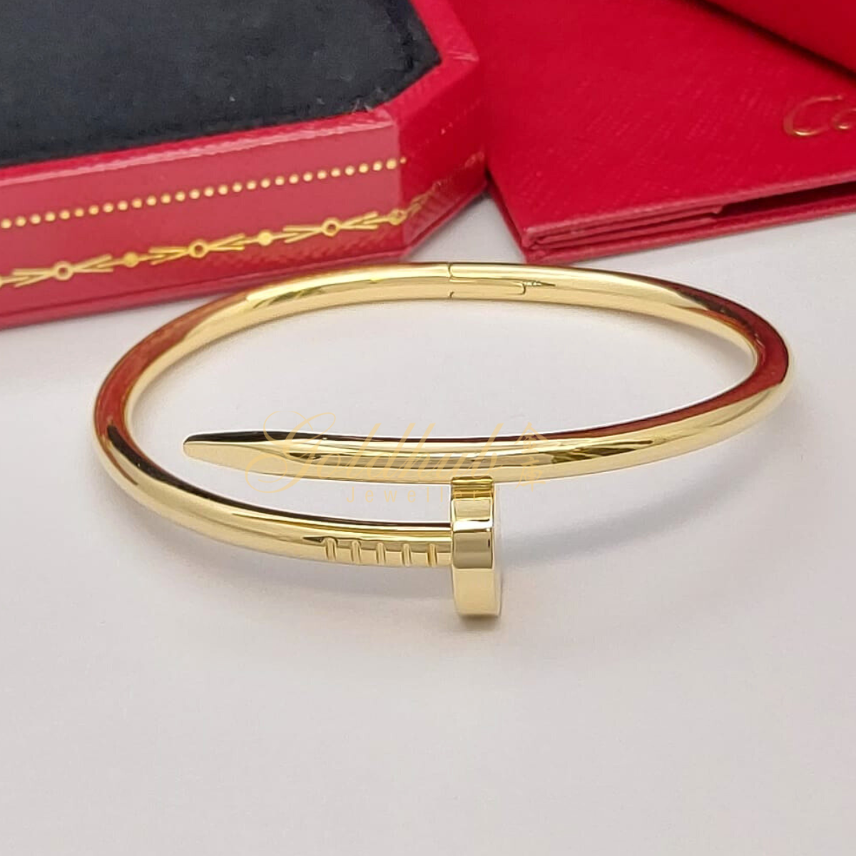 Cartier Juste Un Clou Bracelet in Yellow Gold Size 15 Gold Hub Jewellery Singapore