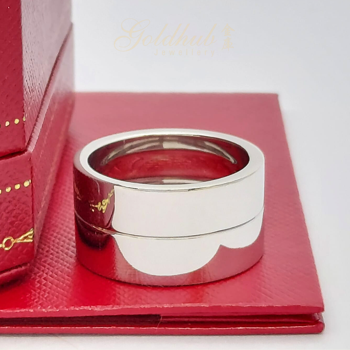 18k Pre-loved Cartier High Love Ring in White Gold