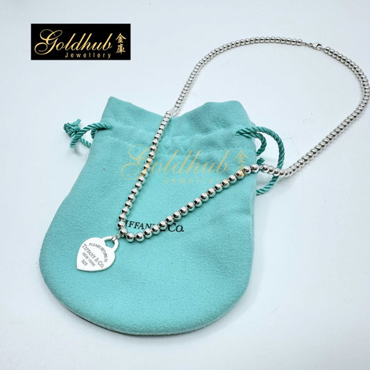 Tiffany & Co Return to Tiffany Bead Necklace in Sterling Silver