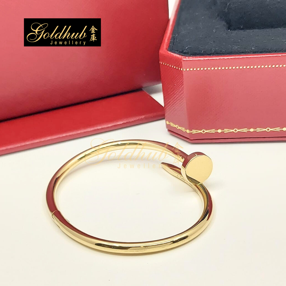Cartier Juste Un Clou Bracelet, Classic Model in Yellow Gold, Size 17