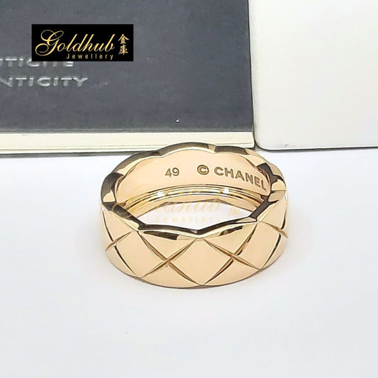 Chanel Coco Crush Ring, Small Version in Rose Gold, Size 49