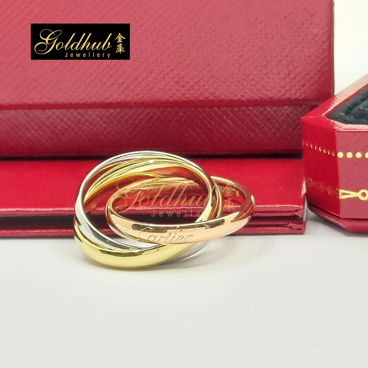 Cartier Trinity Ring, Classic Model, Size 56
