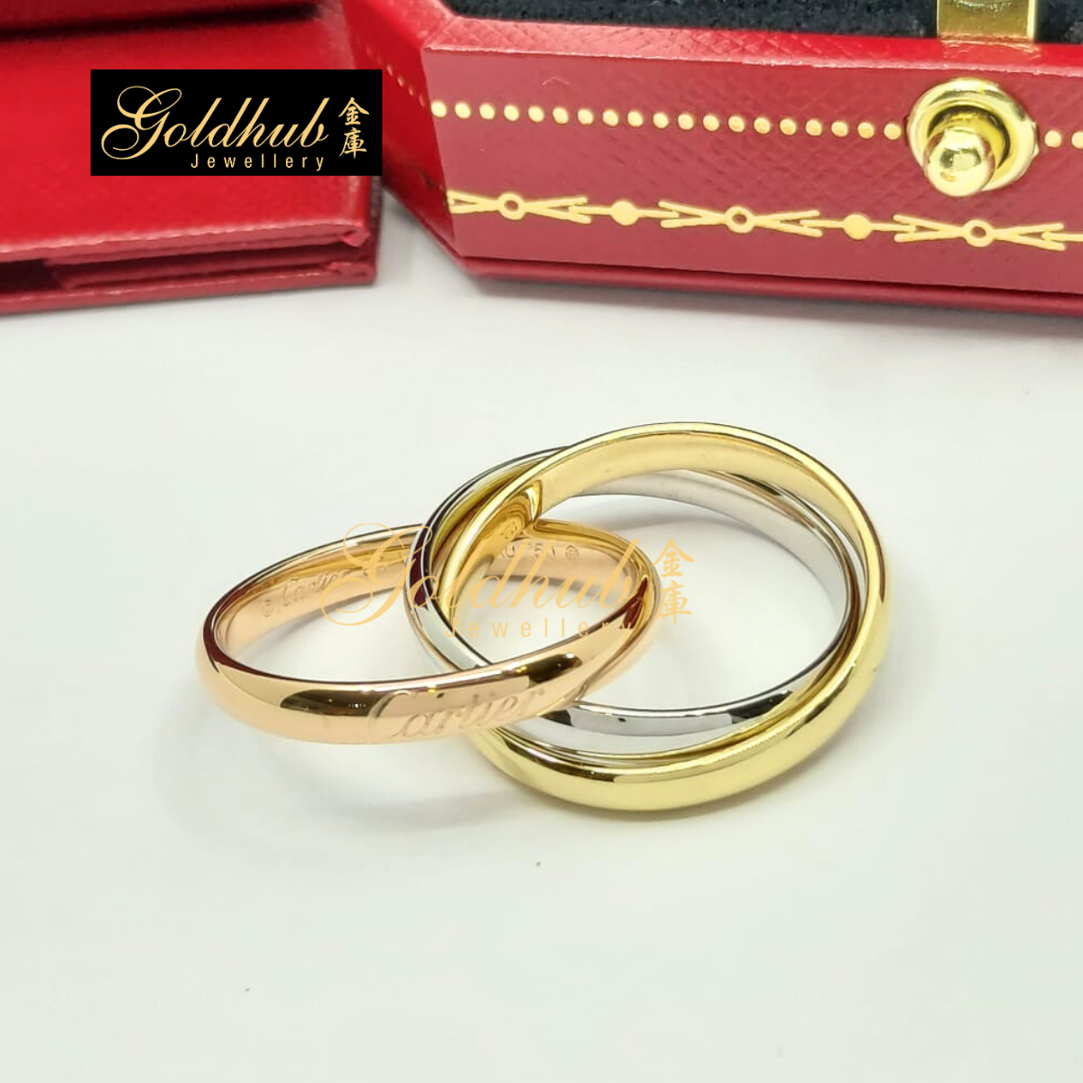 Cartier Trinity Ring, Classic Model, Size 56
