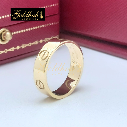 Cartier Love Ring, Classic Model in Yellow Gold, Size 58