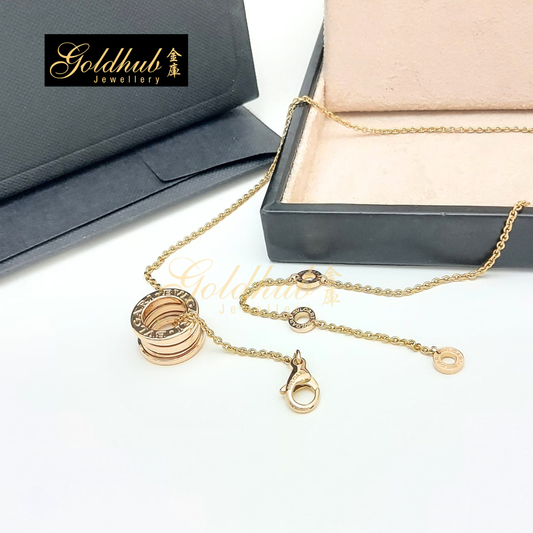 Bulgari B.zero1 Necklace in Rose Gold