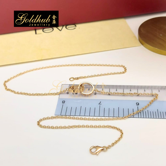 Cartier Love Pendant in Rose Gold, 44cm