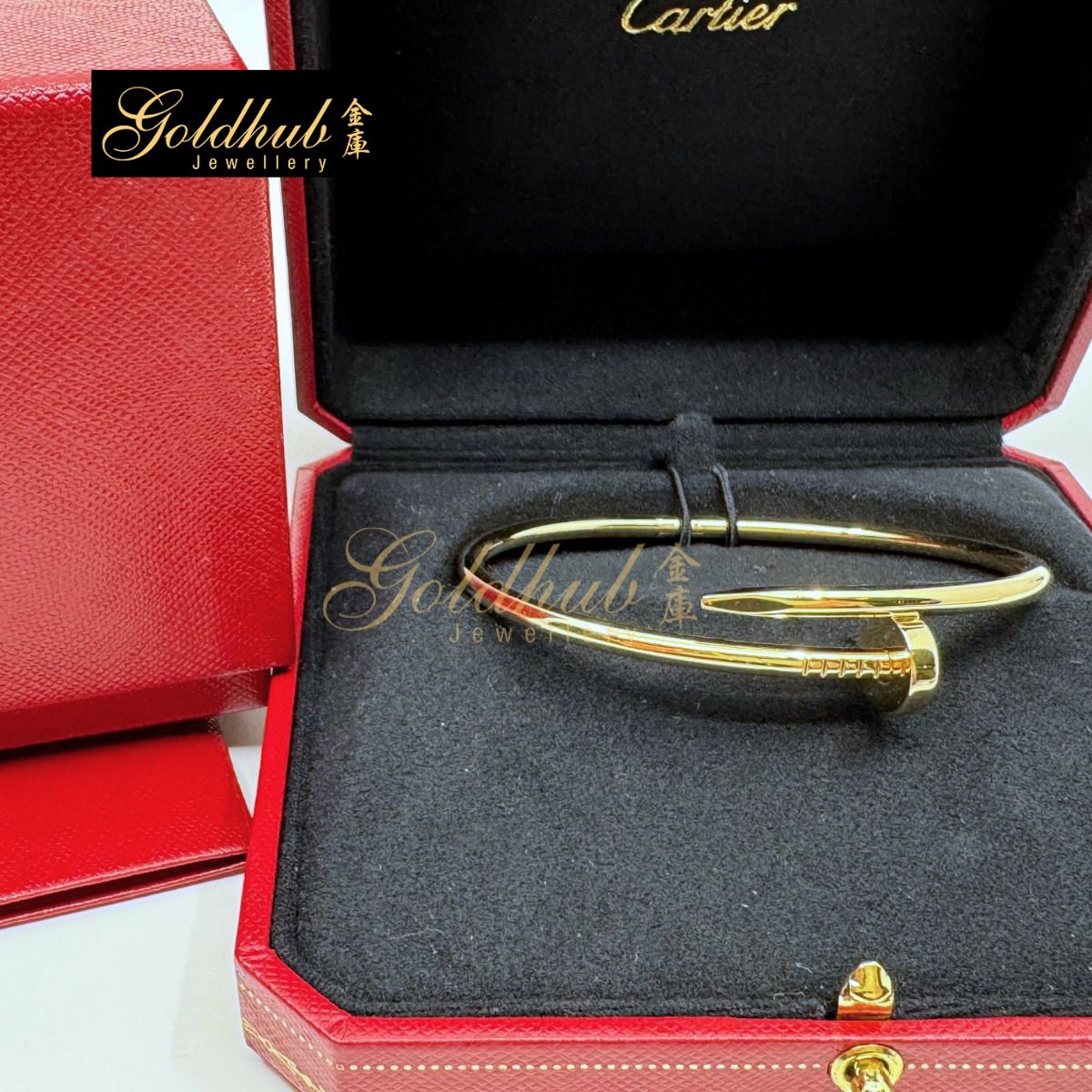 Cartier Juste Un Clou Bracelet, Classic Model in Yellow Gold, Size 19