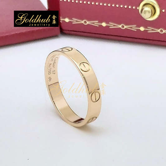 Cartier Love Ring, Small Model in Rose Gold, Size 57