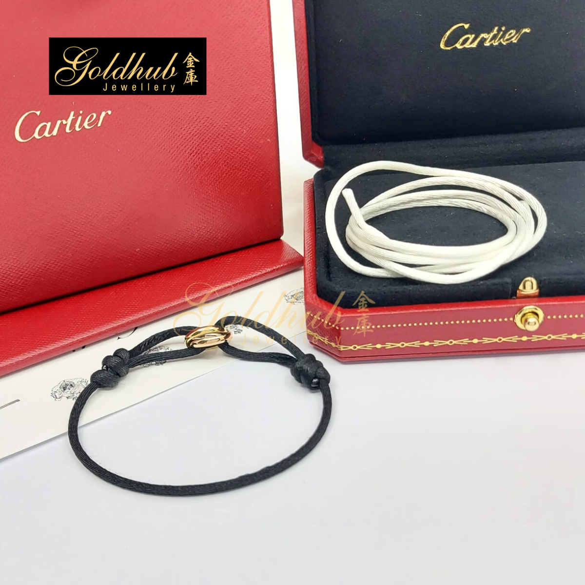 Cartier Trinity Bracelet on Cord