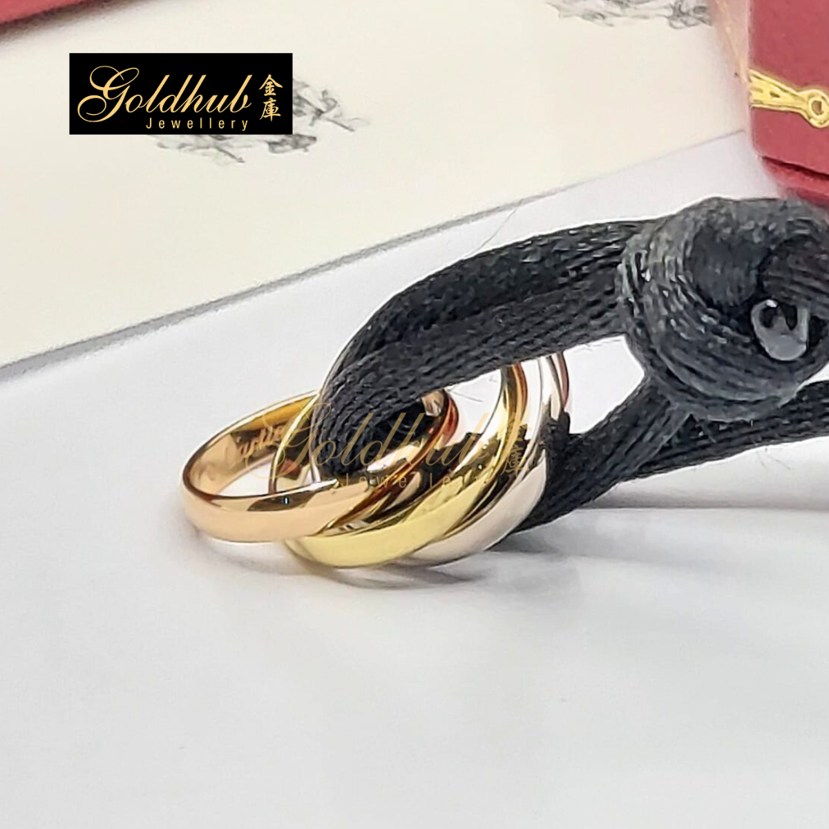 Cartier Trinity Bracelet on Cord
