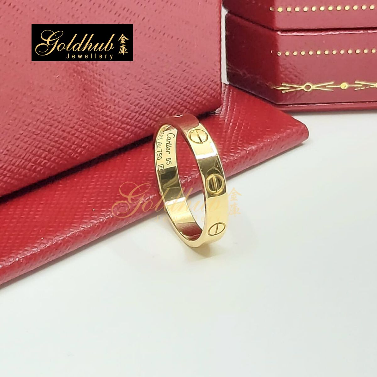 Cartier Love Ring, Small Model in Yellow Gold, Size 55 – Gold Hub 